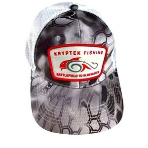KRYPTEK FISHING BATTLEFIELD TO BLUEWATER BASEBALL CAP  Raid / Spartan NEW